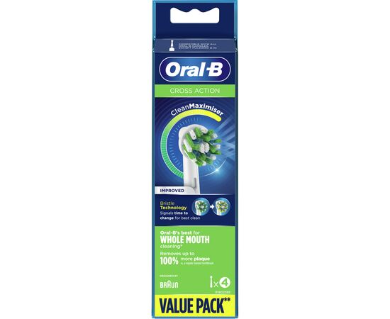 Насадка для зубной щетки Oral-B EB50RB 4шт (4210201354369), изображение 5 Насадка для зубной щетки Oral-B EB50RB 4шт (4210201354369), изображение 5