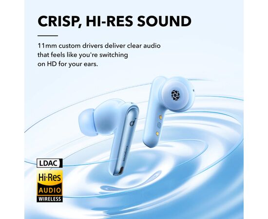 Наушники Anker SoundСore Liberty 4 NC Light Blue (A3947G61), изображение 5 Наушники Anker SoundСore Liberty 4 NC Light Blue (A3947G61), изображение 5