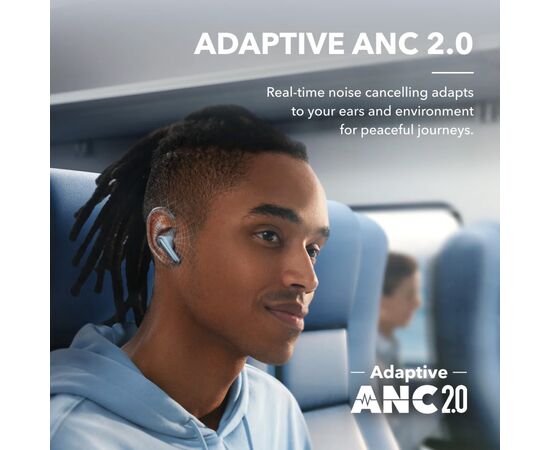 Наушники Anker SoundСore Liberty 4 NC Light Blue (A3947G61), изображение 9 Наушники Anker SoundСore Liberty 4 NC Light Blue (A3947G61), изображение 9