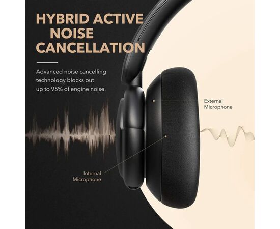 Навушники Anker SoundСore Life Q30 Black (A3028011), зображення 4 Навушники Anker SoundСore Life Q30 Black (A3028011), зображення 4