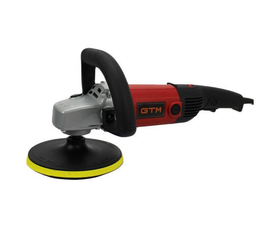 Шлифовальная машина GTM PO180/1300E полировальная 180мм, 1300Вт, 400-2200об/мин (PO180/1300E), изображение 3 Шлифовальная машина GTM PO180/1300E полировальная 180мм, 1300Вт, 400-2200об/мин (PO180/1300E), изображение 3
