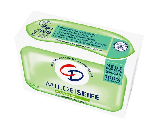 Тверде мило CD Алое Вера 100 г (4045612009429), зображення 2