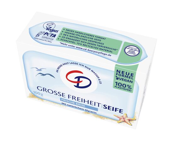 Тверде мило CD Безмежна Свобода 100 г (4045612009467), зображення 2 Тверде мило CD Безмежна Свобода 100 г (4045612009467), зображення 2