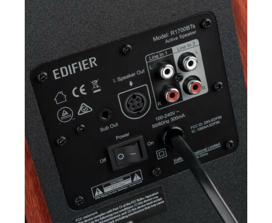 Акустическая система Edifier R1700BTs Brown, изображение 5 Акустическая система Edifier R1700BTs Brown, изображение 5