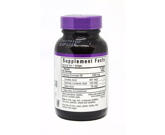 Витаминно-минеральный комплекс Bluebonnet Nutrition Масло Примулы Вечерней 1300мг, 30 желатиновых капсул (BLB0920), изображение 2 Витаминно-минеральный комплекс Bluebonnet Nutrition Масло Примулы Вечерней 1300мг, 30 желатиновых капсул (BLB0920), изображение 2