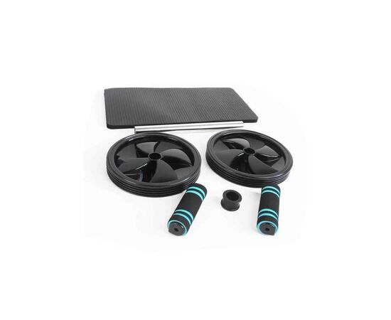 Ролик для пресса U-Powex Ab wheel with mat d18.5cm Black (UP_1006_Ab/Wheel), изображение 4 Ролик для пресса U-Powex Ab wheel with mat d18.5cm Black (UP_1006_Ab/Wheel), изображение 4