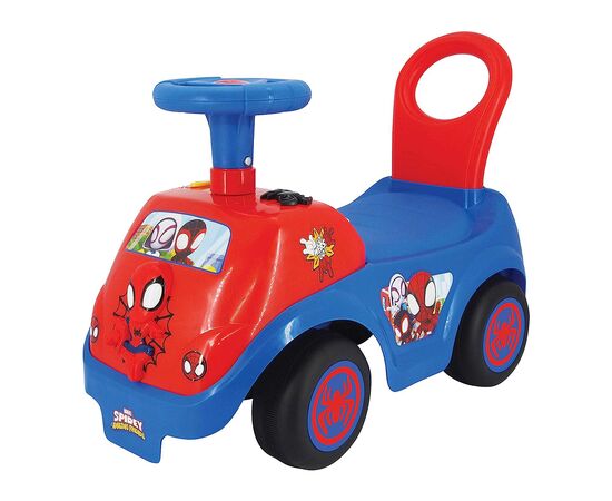 Чудомобиль Kiddieland мини – Команда Спайди (свет, звук) (061556)