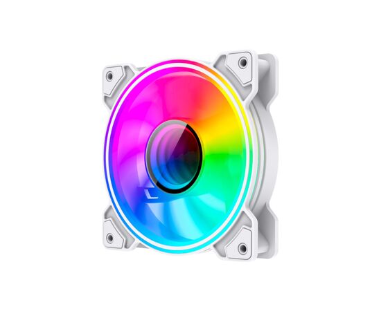Кулер для корпуса Gamemax Dual Ring Infinity WH, изображение 3 Кулер для корпуса Gamemax Dual Ring Infinity WH, изображение 3