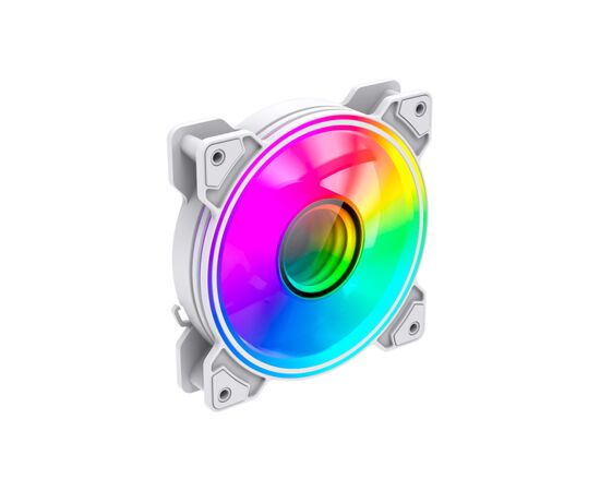 Кулер для корпуса Gamemax Dual Ring Infinity WH, изображение 5 Кулер для корпуса Gamemax Dual Ring Infinity WH, изображение 5