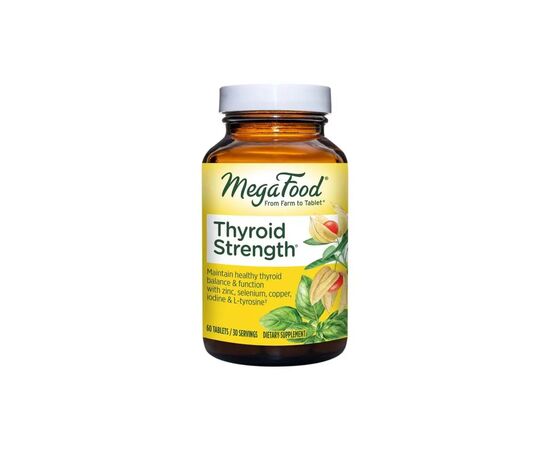 Витаминно-минеральный комплекс MegaFood Сила щитовидной железы, Thyroid Strength, 60 таблеток (MGF20028)