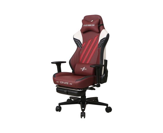 Кресло игровое 1stPlayer Duke Black-White-Red (Duke BlackWhiteRed)