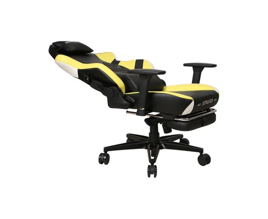 Крісло ігрове 1stPlayer Duke Black-White-Yellow (Duke BlackWhiteYellow), зображення 6