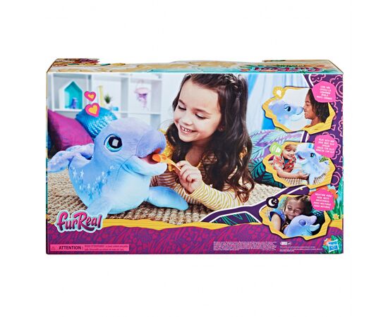 Интерактивная игрушка Hasbro FurReal Friends Дельфин Долли (F2401), изображение 3 Интерактивная игрушка Hasbro FurReal Friends Дельфин Долли (F2401), изображение 3