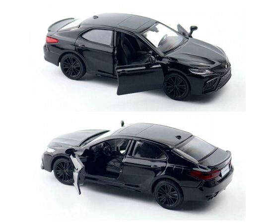 Машина Uni-Fortune TOYOTA CAMRY 2022 черная (554063M), изображение 2 Машина Uni-Fortune TOYOTA CAMRY 2022 черная (554063M), изображение 2