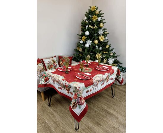 Скатерть Прованс гобеленовая PRESENT 135х300 см (4823093450608), изображение 6 Скатерть Прованс гобеленовая PRESENT 135х300 см (4823093450608), изображение 6