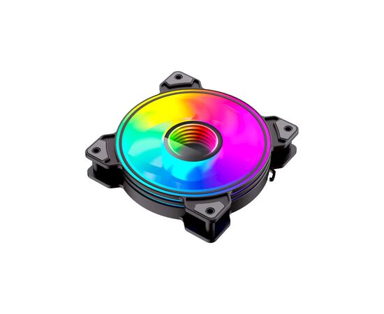 Кулер для корпуса Gamemax Dual Ring Infinity BK, изображение 4 Кулер для корпуса Gamemax Dual Ring Infinity BK, изображение 4