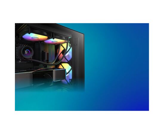 Кулер для корпуса NZXT F120RGB Core - 120mm - Hub-mounted RGB F (RF-C12SF-B1), изображение 7 Кулер для корпуса NZXT F120RGB Core - 120mm - Hub-mounted RGB F (RF-C12SF-B1), изображение 7