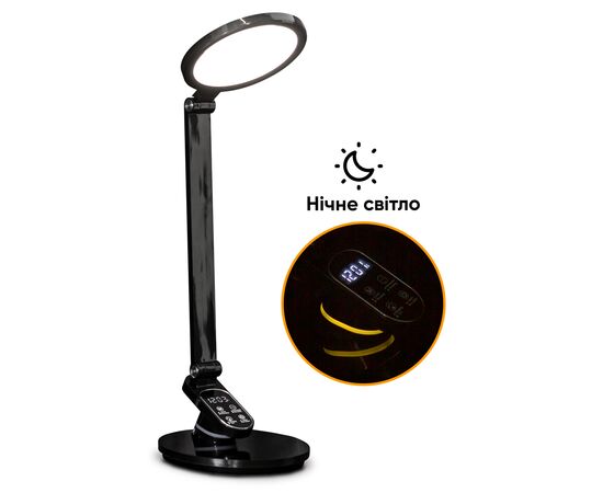 Настольная лампа Mealux DL- 410 (BL1235 Black), изображение 2 Настольная лампа Mealux DL- 410 (BL1235 Black), изображение 2