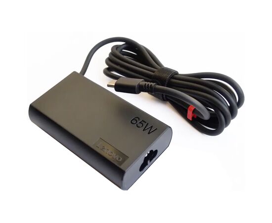 Блок питания к ноутбуку Lenovo 65W 20V/3.25A, 15V/3A, 9V/3A, 5V/3A, USB Type-С Slim-корпус (02DL152 / A40375)