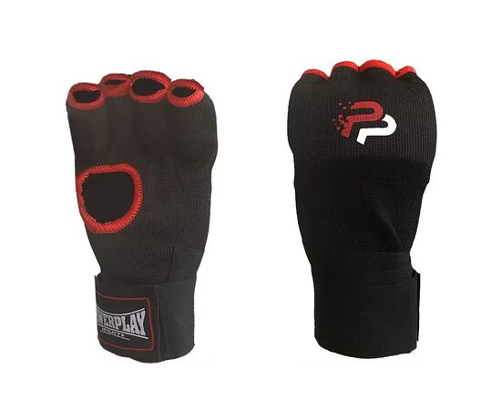 Снарядные перчатки PowerPlay Бинти-рукавиці 3096 з гелевими подушечками Чорні S (PP_3096_S), изображение 6 Снарядные перчатки PowerPlay Бинти-рукавиці 3096 з гелевими подушечками Чорні S (PP_3096_S), изображение 6