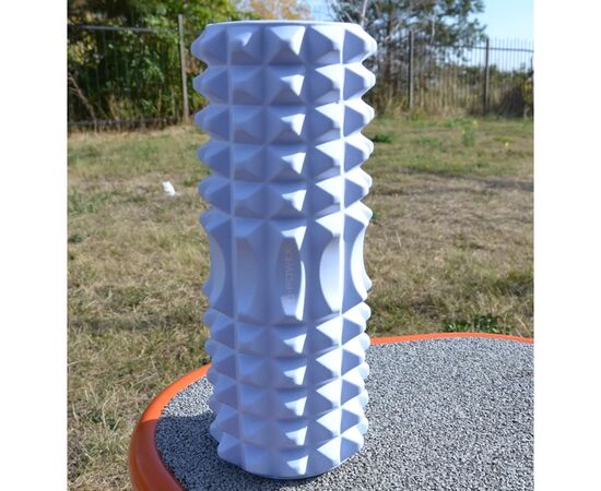 Масажный ролик U-Powex UP_1010 EVA foam roller 33x14см Type 2 Blue (UP_1010_T2_Blue), изображение 10 Масажный ролик U-Powex UP_1010 EVA foam roller 33x14см Type 2 Blue (UP_1010_T2_Blue), изображение 10