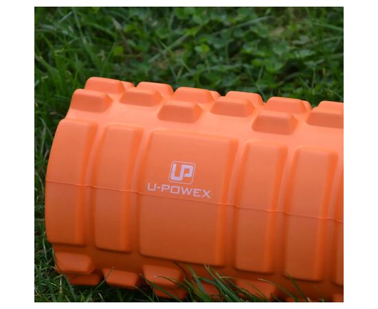 Масажный ролик U-Powex UP_1020 EVA foam roller 33x14см Orange (UP_1020_T1_Orange), изображение 4 Масажный ролик U-Powex UP_1020 EVA foam roller 33x14см Orange (UP_1020_T1_Orange), изображение 4