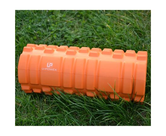 Масажный ролик U-Powex UP_1020 EVA foam roller 33x14см Orange (UP_1020_T1_Orange), изображение 7 Масажный ролик U-Powex UP_1020 EVA foam roller 33x14см Orange (UP_1020_T1_Orange), изображение 7