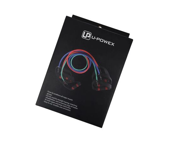 Эспандер U-Powex Latex resistance tube 30LB Red 13.5кг (UP_1001_30LB_Red), изображение 10 Эспандер U-Powex Latex resistance tube 30LB Red 13.5кг (UP_1001_30LB_Red), изображение 10