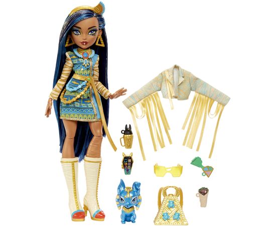 Кукла Monster High Монстро-классика Клео (HHK54), изображение 3 Кукла Monster High Монстро-классика Клео (HHK54), изображение 3