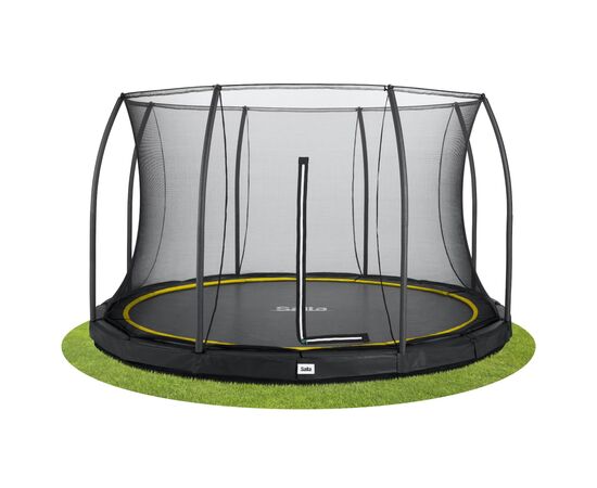 Батут Salta Comfort Edition Ground круглий 427 см Чорний (5398A)