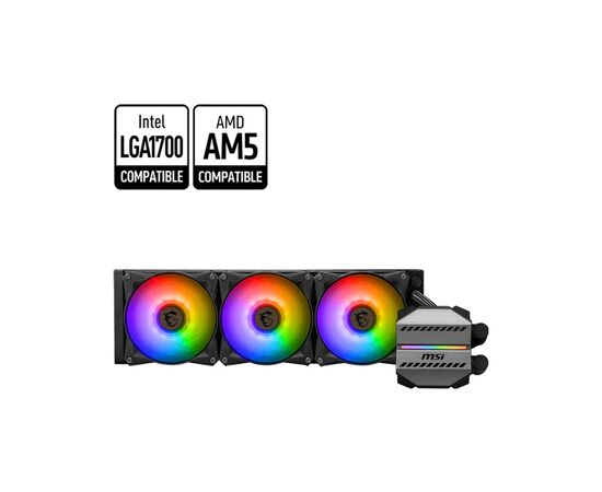 Система водяного охлаждения MSI MAG CoreLiquid M360, изображение 2 Система водяного охлаждения MSI MAG CoreLiquid M360, изображение 2