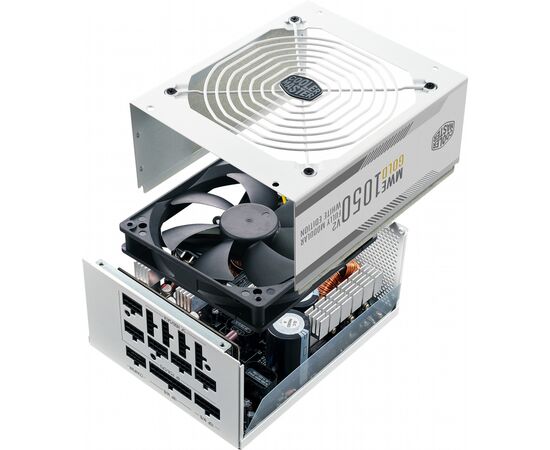 Блок питания CoolerMaster 1050W MWE Gold 1050 - V2 ATX 3.0 White Version (MPE-A501-AFCAG-3GEU), изображение 9 Блок питания CoolerMaster 1050W MWE Gold 1050 - V2 ATX 3.0 White Version (MPE-A501-AFCAG-3GEU), изображение 9