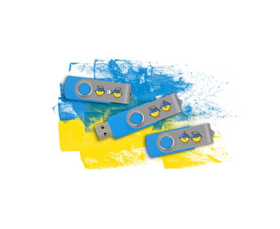 USB флеш накопитель Goodram 32GB UTS2 Ukraine Process Blue USB 2.0 (UTS2-0320B0R11-UA), изображение 3 USB флеш накопитель Goodram 32GB UTS2 Ukraine Process Blue USB 2.0 (UTS2-0320B0R11-UA), изображение 3