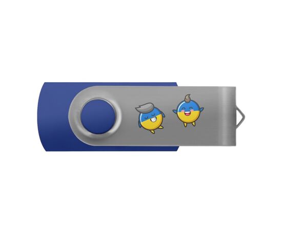 USB флеш накопитель Goodram 32GB UTS2 Ukraine Process Blue USB 2.0 (UTS2-0320B0R11-UA)