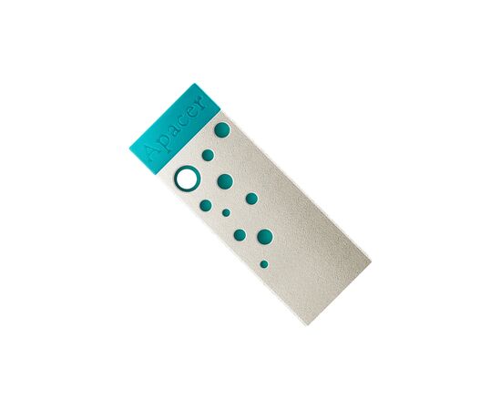 USB флеш накопичувач Apacer 64GB AH11J Turquoise Green USB 2.0 (AP64GAH11JG-1)