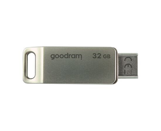 USB флеш накопитель Goodram 32GB ODA3 Silver USB 3.0 / Type-C (ODA3-0320S0R11), изображение 2 USB флеш накопитель Goodram 32GB ODA3 Silver USB 3.0 / Type-C (ODA3-0320S0R11), изображение 2