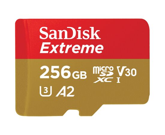 Карта памяти SanDisk 256GB microSD class 10 UHS-I U3 Extreme For Mobile Gaming (SDSQXAV-256G-GN6GN)