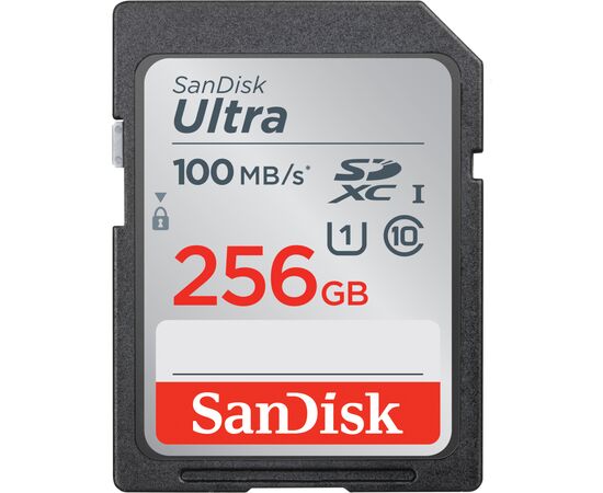 Карта памяти SanDisk 256GB SD class 10 UHS-I Ultra (SDSDUNR-256G-GN3IN)
