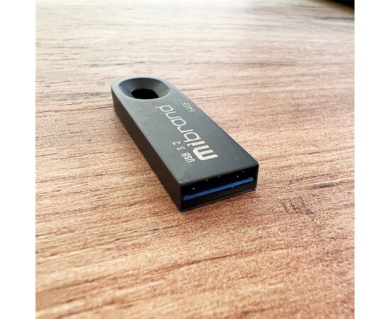 USB флеш накопитель Mibrand 64GB Eagle Grey USB 3.2 (MI3.2/EA64U10G), изображение 3 USB флеш накопитель Mibrand 64GB Eagle Grey USB 3.2 (MI3.2/EA64U10G), изображение 3