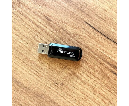 USB флеш накопитель Mibrand 128GB Marten Black USB 3.2 (MI3.2/MA128P10B), изображение 3 USB флеш накопитель Mibrand 128GB Marten Black USB 3.2 (MI3.2/MA128P10B), изображение 3