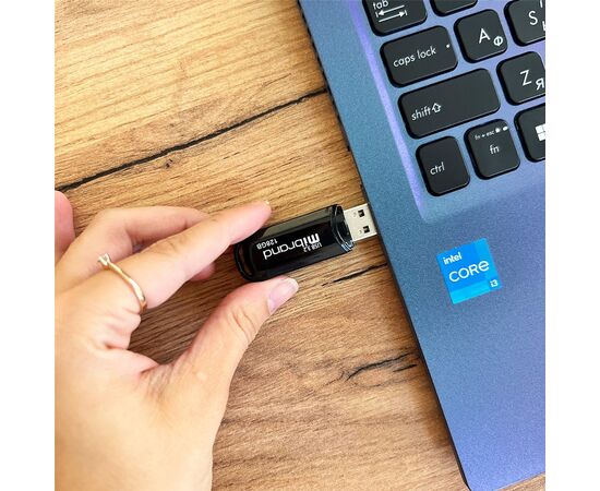 USB флеш накопитель Mibrand 128GB Marten Black USB 3.2 (MI3.2/MA128P10B), изображение 4 USB флеш накопитель Mibrand 128GB Marten Black USB 3.2 (MI3.2/MA128P10B), изображение 4