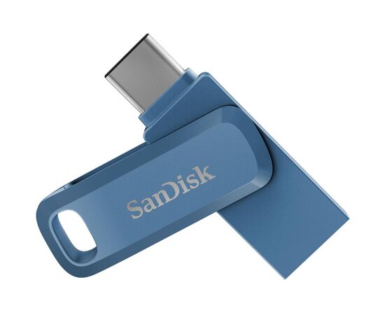 USB флеш накопитель SanDisk 64GB Dual Drive Go Navy Blue USB 3.1 + Type-C (SDDDC3-064G-G46NB), изображение 2 USB флеш накопитель SanDisk 64GB Dual Drive Go Navy Blue USB 3.1 + Type-C (SDDDC3-064G-G46NB), изображение 2