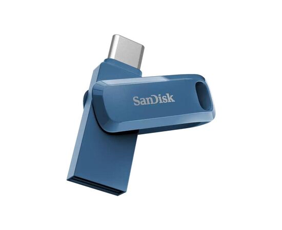 USB флеш накопитель SanDisk 64GB Dual Drive Go Navy Blue USB 3.1 + Type-C (SDDDC3-064G-G46NB), изображение 3 USB флеш накопитель SanDisk 64GB Dual Drive Go Navy Blue USB 3.1 + Type-C (SDDDC3-064G-G46NB), изображение 3