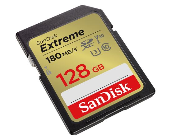 Карта памяти SanDisk 128GB SD class 10 UHS-I Extreme (SDSDXVA-128G-GNCIN), изображение 2 Карта памяти SanDisk 128GB SD class 10 UHS-I Extreme (SDSDXVA-128G-GNCIN), изображение 2