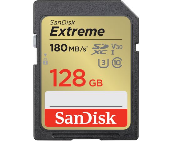 Карта памяти SanDisk 128GB SD class 10 UHS-I Extreme (SDSDXVA-128G-GNCIN)