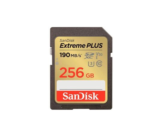 Карта памяти SanDisk 256GB SD class 10 UHS-I Extreme PLUS (SDSDXWV-256G-GNCIN)