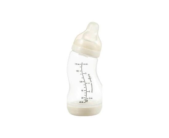 Бутылочка для кормления Difrax S-bottle Natural с силиконовой соской, 170 мл (705 Popcorn)
