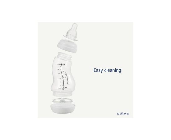 Пляшечка для годування Difrax S-bottle Natural із силіконовою соскою, 250 мл (706 Blossom), зображення 6 Пляшечка для годування Difrax S-bottle Natural із силіконовою соскою, 250 мл (706 Blossom), зображення 6