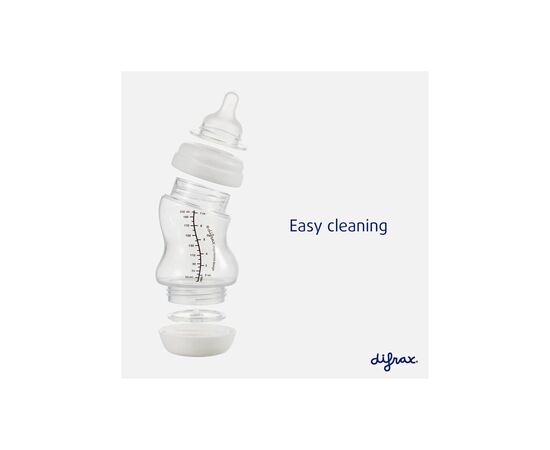 Бутылочка для кормления Difrax S-bottle Wide с силиконовой соской, 310 мл (707 Popcorn), изображение 5 Бутылочка для кормления Difrax S-bottle Wide с силиконовой соской, 310 мл (707 Popcorn), изображение 5
