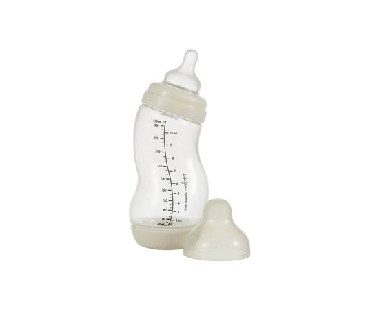 Бутылочка для кормления Difrax S-bottle Wide с силиконовой соской, 310 мл (707 Popcorn)